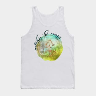 Witchy Puns - Witches Be Crazy Tank Top